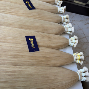 ผมต่อ RUSA แท้จากเวียดนาม ปลายผมหนา  ฟอกสีบลอนด์อ่อน 100 กรัม - Product Image 6