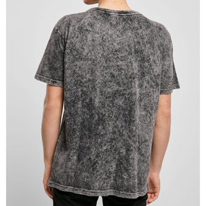 เสื้อยืดผู้ชายทรงปกติคุณภาพสูง ผ้าโพลีเอสเตอร์/คอตตอนเนื้อละเอียด ซักย้อมสีแบบแอซิดวอช ระบายอากาศได้ดี เป็นมิตรกับสิ่งแวดล้อม สไตล์ฮิปฮอป - Product Image 5