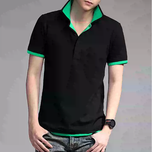 Polo Casual Oversize para Hombre, Diseño Sólido en Material de Poliéster/Algodón - Product Image 4