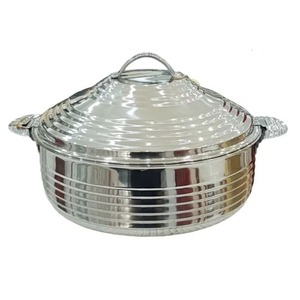 Modern Luxury <b>Ceramic</b> Casserole Dish Round Navy Blue with Gold Lid and Wood Handles Oven Safe for Gas and Induction Cookers - Product Image 2