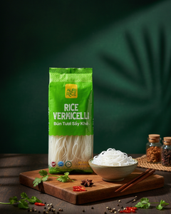 เส้นหมี่ข้าวแห้งคุณภาพสูงขายส่ง ขนาด 200 กรัม/400 กรัม/500 กรัม ข้าว 85% น้ำสะอาด 15% ผลิตจากโรงงานเวียดนาม รับผลิตแบบ OEM/ODM - Product Image 5