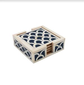 <b>Mosaic</b> Art Bone Inlay Drink Mats Handcrafted Tabletop Decor Accessories for Luxury Living Rooms - Product Image 6