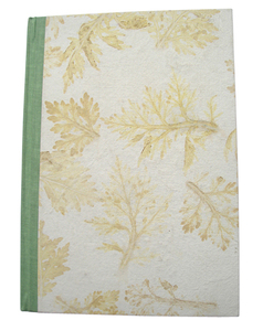 Carnet promotionnel en gros Camelon Exports, 48 feuilles / 96 pages, papier recyclé fait main en coton, couleur crème, avec logo imprimé - Product Image 1