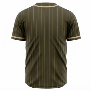 Custom Button Baseball Jersey Personalized Sports Uniform Men Plus Sizes Breathable Quick Dry Eco-Friendly Windproof Sleeveless - Product Image 4