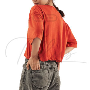 Camiseta Deportiva Corta Formal de Alta Calidad para Mujer, con Cuentas, Logotipo Frontal, Transpirable, de Secado Rápido, Algodón, Fabricante Pakistaní - Product Image 2