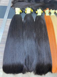 Extensiones de cabello vietnamita 100% de alta calidad 2025, virgen, 100 gramos por paquete, cabello trenzado rizado natural - Product Image 5