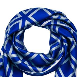 Pañuelo para el Cuello Zeta Phi Beta, Estilo Seda Azul, Pañuelo Cuadrado Ligero, Elegante y Moderno, Accesorio con Estilo - Product Image 4