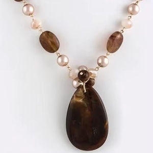 Handmade Afro American Resin <b>Necklace</b> Beautiful Bone <b>Beads</b> Zircon Customized DCustomize Resin <b>Beads</b> <b>Necklace</b> for Girls Women - Product Image 2