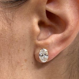 Premium Lab Grown Diamond Earrings IGI Certified 10k 14k 18k Gold Luxury Wedding Jewelry Yellow Rose White Gold Choice For Women - Product Image 2