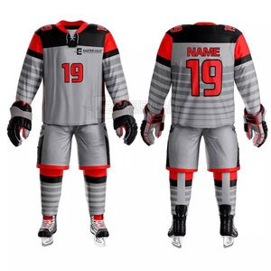 Conjunto de Uniforme de Hockey sobre Hielo Personalizado con Jersey, Calcetines y Logotipo del Equipo con Impresión por Sublimación para Equipos Deportivos Masculinos y Juveniles - Product Image 3
