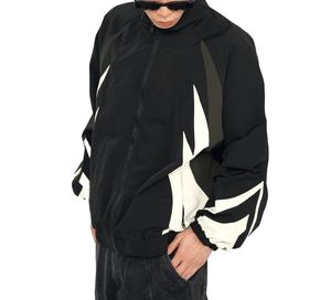 Retro Windbreaker Soccer Wear with Vintage Style Nylon Material Windproof Full Sleeve All Seasons Windbreaker <b>Jacket</b> - Product Image 3