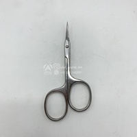 Ciseaux à cuticules professionnels russes Staleks en acier inoxydable, droits, tranchants, durables, pour droitiers, pour le nail art, élimination facile des cuticules.
