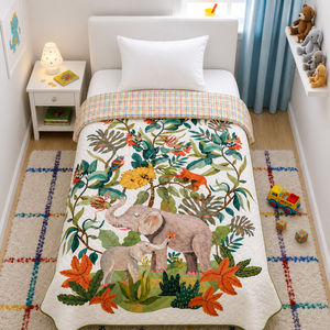 Edredón Reversible Premium para Niños, Juego de Ropa de Cama de Algodón Estampado Suave para Comodidad en Todas las Estaciones - Product Image 4