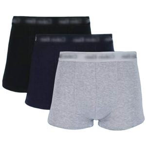 Calzoncillos Boxer para Hombre, de Color Sólido, Transpirables, Tejidos, 100% Algodón, Antibacterianos - Product Image 1