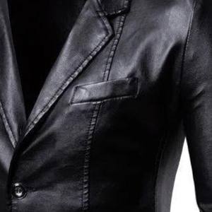 Chaqueta Blazer de Cuero para Hombre de Uso Rápido, Alta Calidad, Diseños Más Demandados, Ligera, Chaqueta Blazer de Cuero para Hombre de Última Tendencia - Product Image 6
