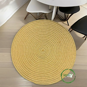 Mantel personalizado de algodón natural tejido de 12 pulgadas, diseño único para Decoración de mesa - Product Image 1