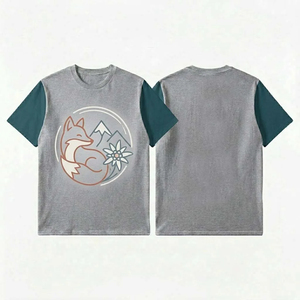 Camiseta de Manga Corta para Hombre, Corte Regular, 100% Algodón, Tela de Lona Transpirable, Anti-UV, Venta al por Mayor en EE. UU. y Europa - Product Image 6