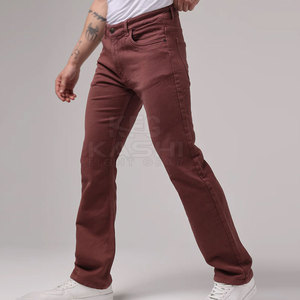 Proveedor Mayorista de Jeans Casuales Rectos Ligeros de Calidad Premium, 100% Algodón Elástico, Servicio OEM, MOQ Bajo, para Hombre - Product Image 3