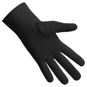 Guantes de Regalia de Algodón Negro de Lujo con Bordado Rojo de la Orden del Amaranto - Product Image 4