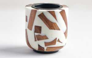 Quemador Bakhoor de resina hecho a mano decoración del hogar árabe Mubkhar ágata árabe Bukhoor quemador de incienso madera Mubkhara - Product Image 3