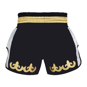 Satin Polyester Fabric Light Weight Muay Thai Shorts Top Quality Jiu Jitsu Kimono Muay Thai Shorts - Product Image 4