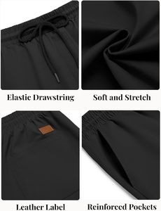 Pantalones Cortos Deportivos para Hombre, Estilo Moderno, de Algodón, Transpirables, Suaves, Cómodos, con Cintura Elástica, para Correr, Casuales, de Verano - Product Image 4