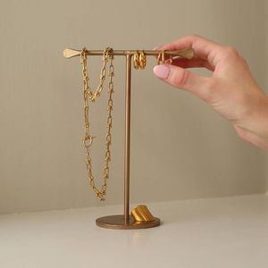 Premium Quality Metal Jewelry Stand Organizer With Anti Rust Finish For Necklace Bracelet And <b>Ring</b> <b>Storage</b> - Product Image 1