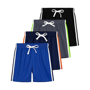 Short Bermuda Homme Rose 100% Coton avec Logo Avant, Taille Mi-Haute Élastique, Couleur Unie, Tissé Respirant, Style Décontracté avec Poches - Product Image 1