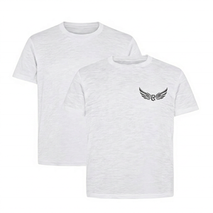 T-shirt gris à manches courtes pour homme, coupe classique, col rond, vêtement décontracté, teinture écologique, séchage rapide, respirant, en spandex/polyester - Product Image 2
