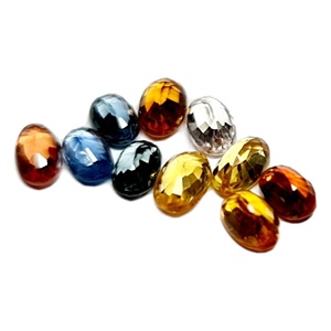 พลอยแซฟไฟร์หลายเหลี่ยมเพชรพลอยธรรมชาติขนาด6x4ทรงวงรีปรับเทียบได้ในทุกรูปทรงและทุกขนาด - Product Image 5