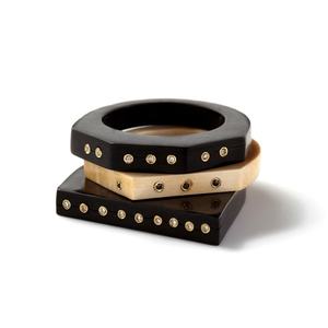 Brazaletes de Resina y Madera de Lujo, Aspecto Refinado, Accesorios de Joyería - Product Image 6