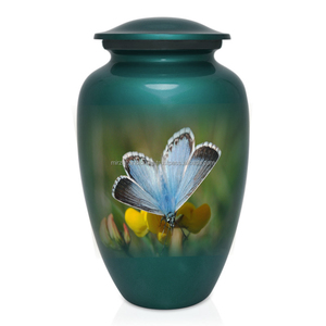 โกศสำหรับงานศพผู้ใหญ่แบบคลาสสิกภาพวาดด้วยมือแบบจำลองทำมือรูปโกศธรรมชาติการออกแบบความรักที่สมบูรณ์แบบสำหรับผู้ชายและผู้หญิง - Product Image 3