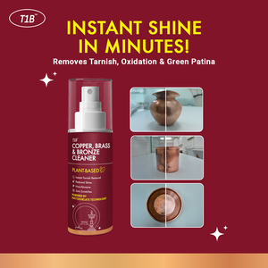 Spray limpiador de latón T1B para eliminar el deslustre, eliminar las manchas oscuras del latón y restaurar el brillo instantáneo. - Product Image 2