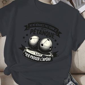 PETANQUE P t-shirt comfit femme design tanque et apéritif - Product Image 1