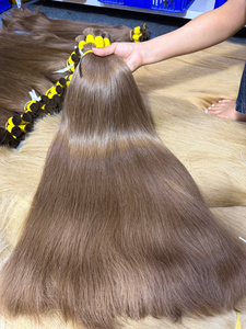 Extensiones de Cabello Humano Vietnamita de Venta Caliente, 100g, Color Claro, 60cm de Largo, Súper Doble Trama, Paquetes a Granel - Product Image 4