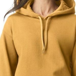 Sudadera con Capucha para Mujer Mustard, Manga Larga, Forro Polar, Bolsillo Canguro, Casual, Logotipo Personalizado, Venta al por Mayor, Fabricante de Sudaderas con Capucha - Product Image 6