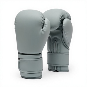 นวมชกมวยหนัง PU ยี่ห้อ FightBro แบบสั่งทำพิเศษ พร้อมสายรัดและที่จับมือ - Product Image 3