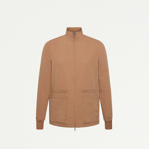 Chaqueta de forro polar para mujer con opciones de bordado, cremallera completa y cuello simulado, uniforme médico para enfermeras - Product Image 2