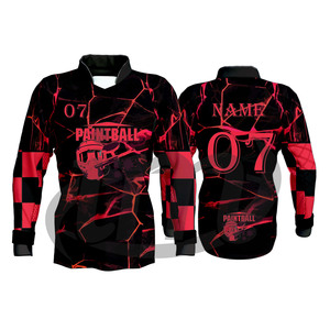 Camiseta Profesional de Paintball de Secado Rápido que Absorbe la Humedad, Ropa Deportiva Personalizada para Equipos - Product Image 1