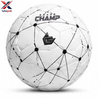 Bola Sepak Latihan Profesional Berkualitas Tinggi Ukuran 5 Logo Cetak Kustom Unisex Dewasa Ringan Tahan Air Bahan PU