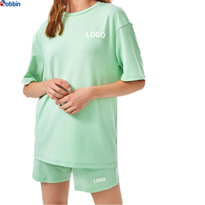 Summer Hip Hop Tracksuit Set Women's Top Quality Unisex Clothing Sets 2Pcs Letter Graphic Short Sleeve and Drawstring Short Sets - Product Image 4