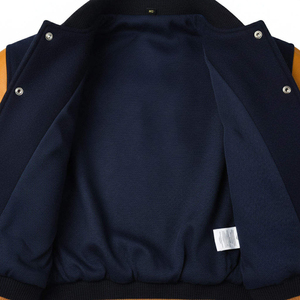 Wholesale Men's Customizable <b>Canvas</b> Varsity Jackets with Windproof Quick Dry Features Winter Ready OEM Service - Product Image 5