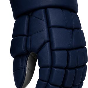 Gants de hockey sur glace bleu marine pour hommes, gants de sport professionnels de protection, légers, durables, équipement d'entraînement et de match - Product Image 5