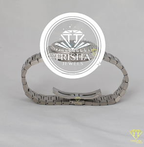 Reloj de Lujo con Diamantes para Hombre, Correa de Acero Inoxidable, Resistente al Agua, Reloj de Pulsera de Cuarzo, Esfera Azul, Colección - Product Image 5