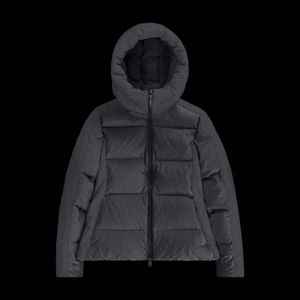 Veste matelassée pour femme, couleur unie, vêtement d'hiver, manches longues, col montant, fermeture éclair, rembourrage en polyester, longueur courte - Product Image 5