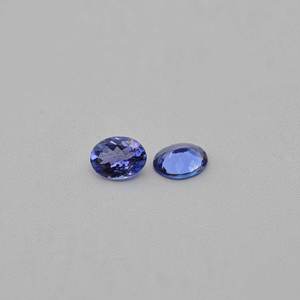 Piedra preciosa suelta hecha a mano con corte ovalado facetado de tanzanita azul natural de 6x8mm para anillos, colgantes, pulseras, pendientes, joyería, accesorios DIY - Product Image 3