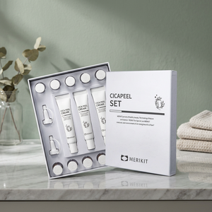 Ensemble de crème exfoliante Marykit Cica Peel AHA, soins coréens pour une exfoliation douce des pores et des peaux mortes - Product Image 3