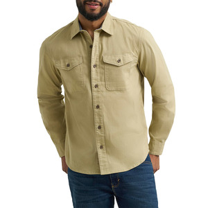Camisas de Hombre de Algodón Transpirable de Primera Calidad, Diseño Personalizado, Casuales de Primavera, Secado Rápido, Ecológicas, Tejido de Punto de 320g, MOQ Bajo - Product Image 1