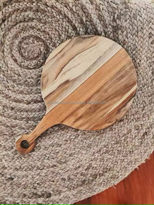 Tabla de cortar de madera de acacia redonda ecológica nueva llegada utensilios de cocina al por mayor para cortar verduras directamente de la India - Product Image 3