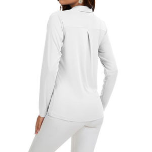 Camiseta Polo de Manga Larga para Mujer de Alta Calidad, Transpirable, Ligera, para Uso Diario, Deportivo, Uniforme, Ropa Deportiva - Product Image 2